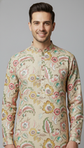 Vintage Floral Printed Kurta (20162)