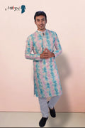 "Aqua Dream Pastel Kurta – Festive Radiance" (194)