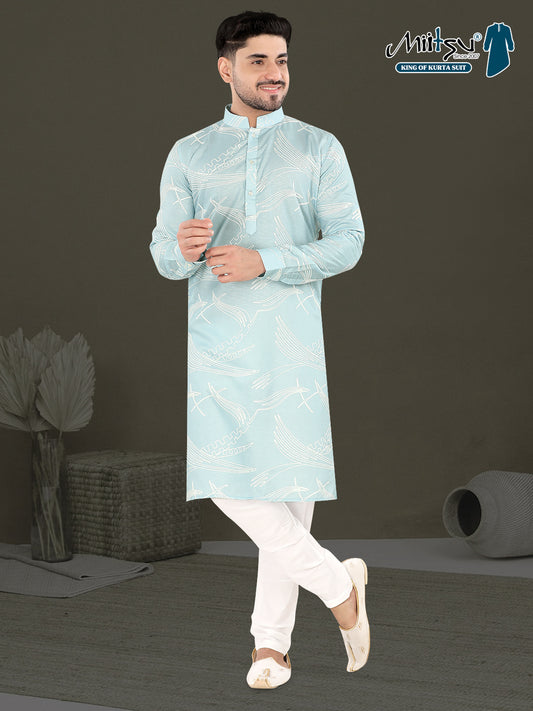Sky Dew Contemporary Print Kurta (20142)