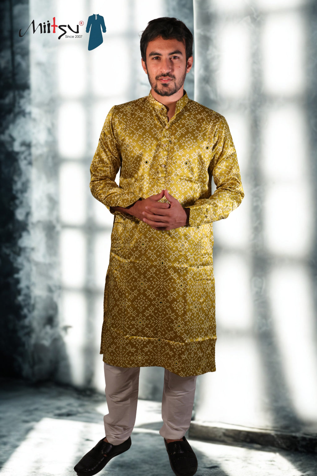 Golden Heritage Mashroo Kurta (2782)