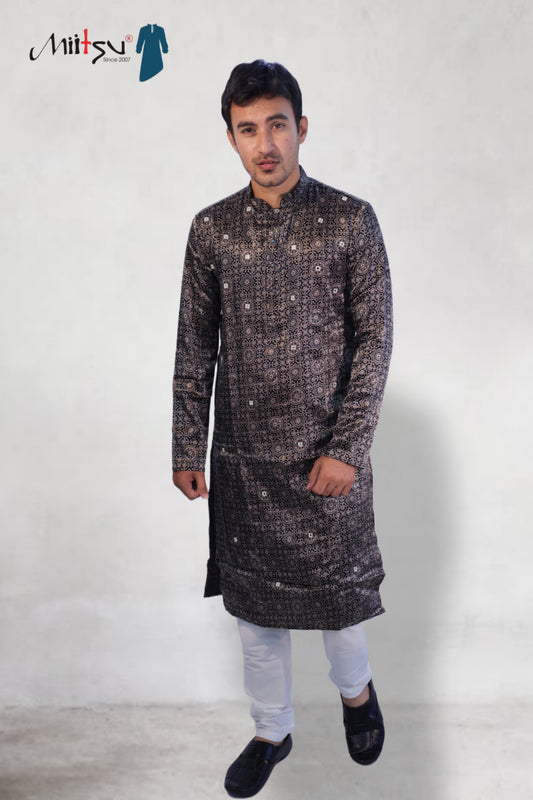 Ebony Royal Printed Kurta (2790)