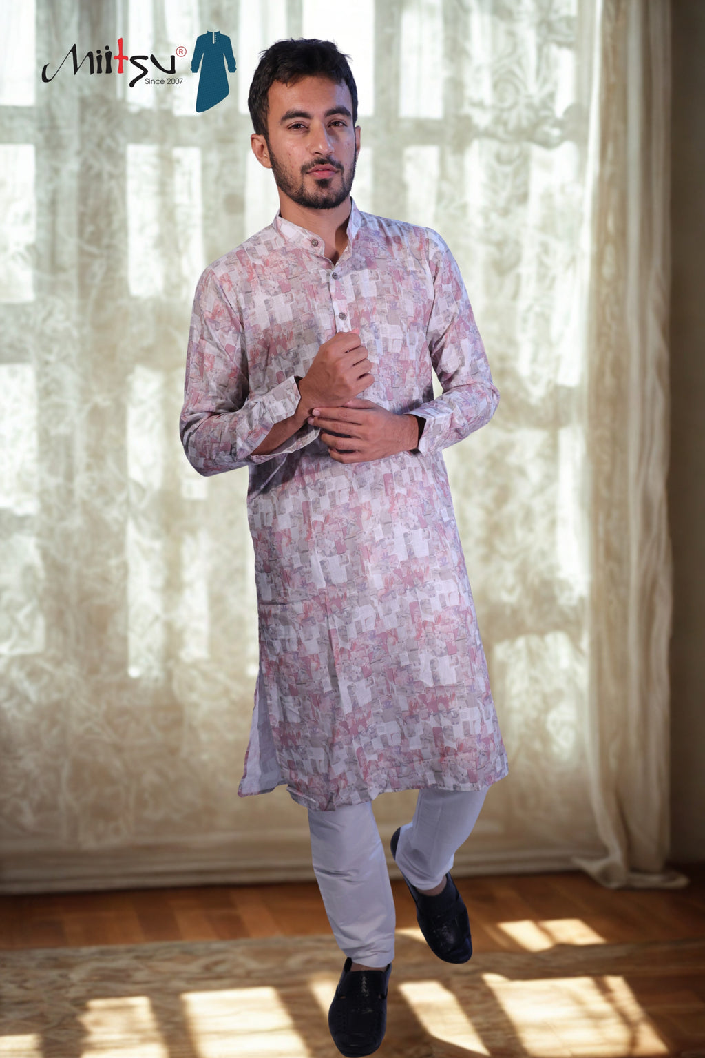 Urban Mosaic Printed Kurta (2913)