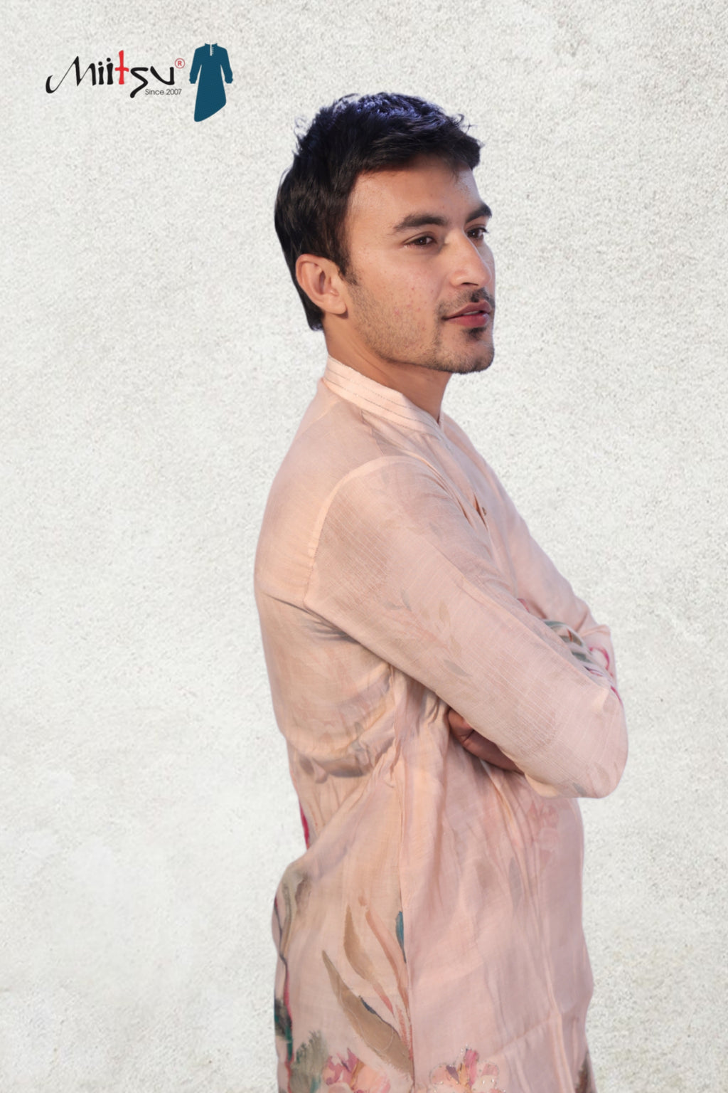 Blush Bloom Floral Kurta (168)