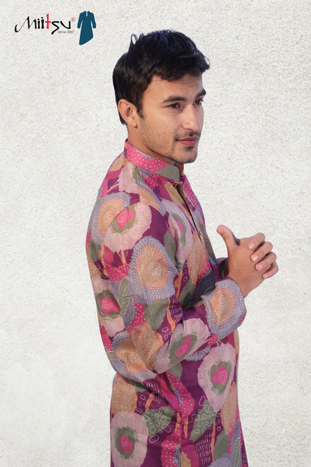 Vibrant Bloom Printed Kurta (7443)