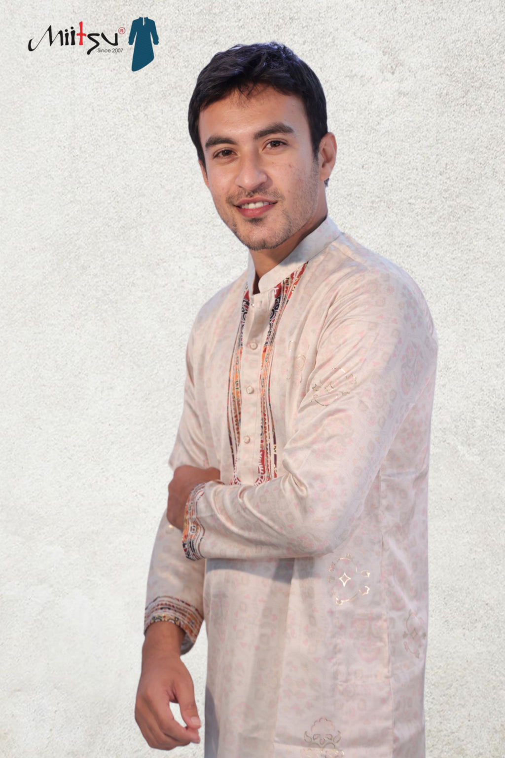 Regal Elegance Embroidered Kurta Set (50063)