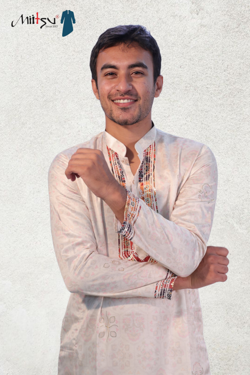Regal Elegance Embroidered Kurta Set (50063)