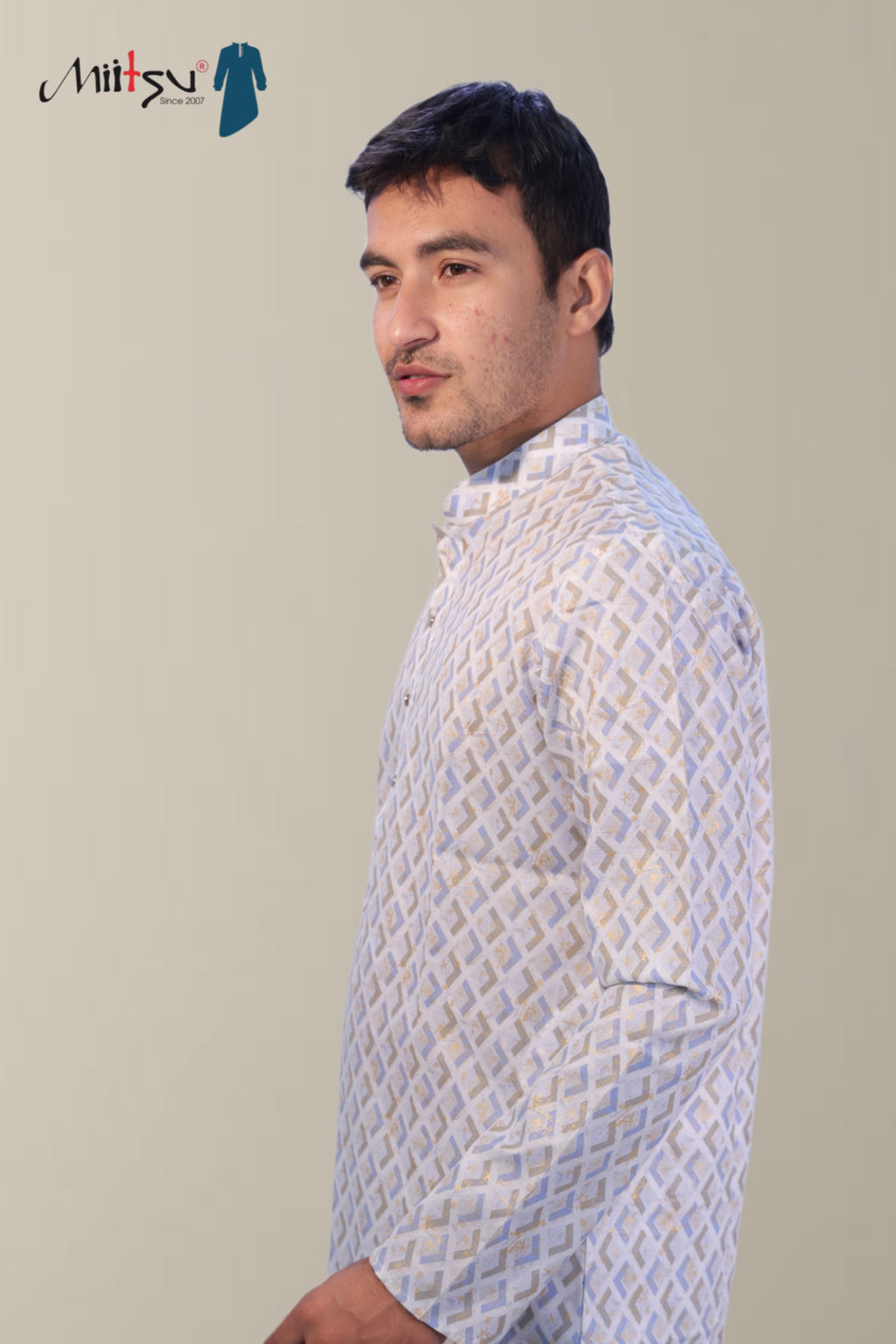 Sapphire Charm Printed Kurta (50056)