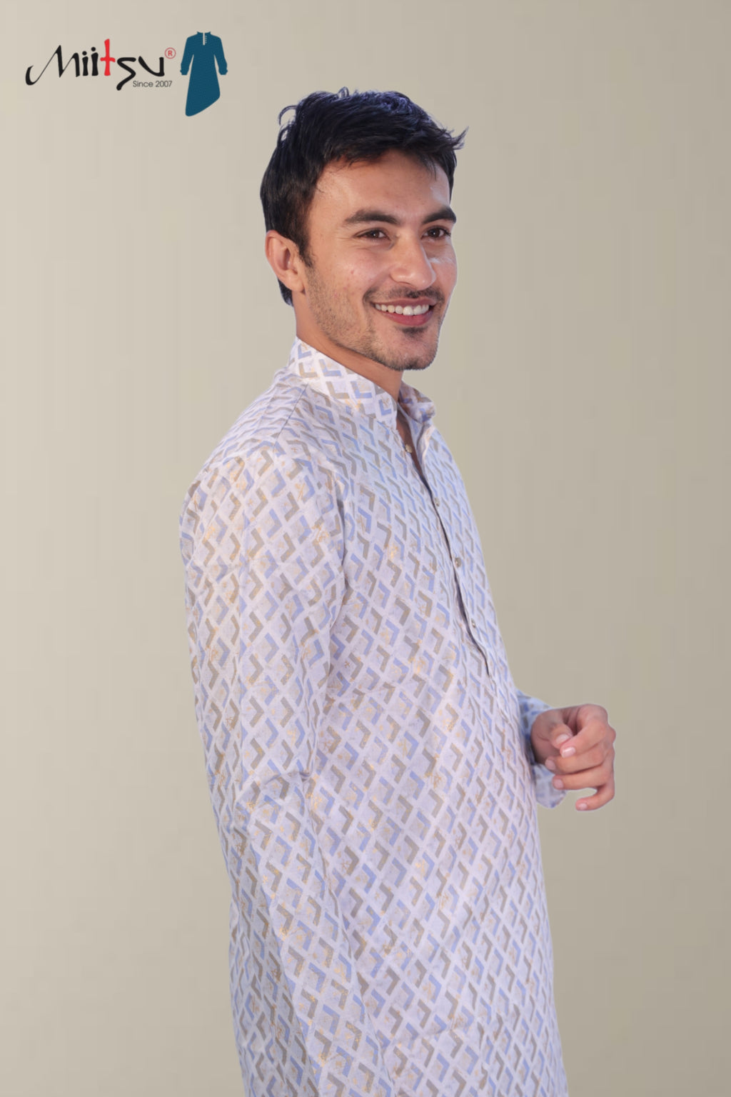 Sapphire Charm Printed Kurta (50056)
