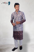 Royal Fusion Ikat Kurta Set (50063)