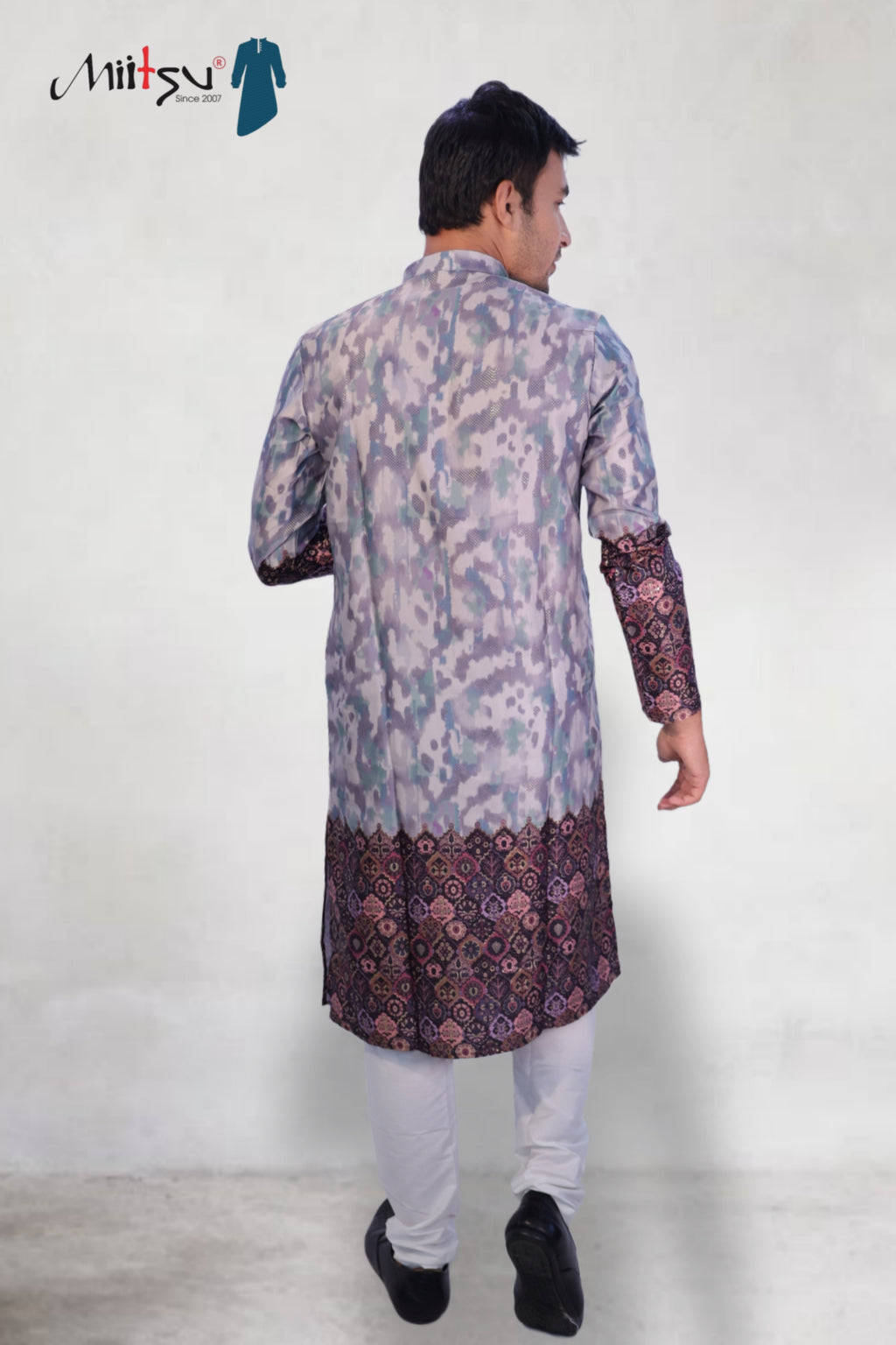 Royal Fusion Ikat Kurta Set (50063)