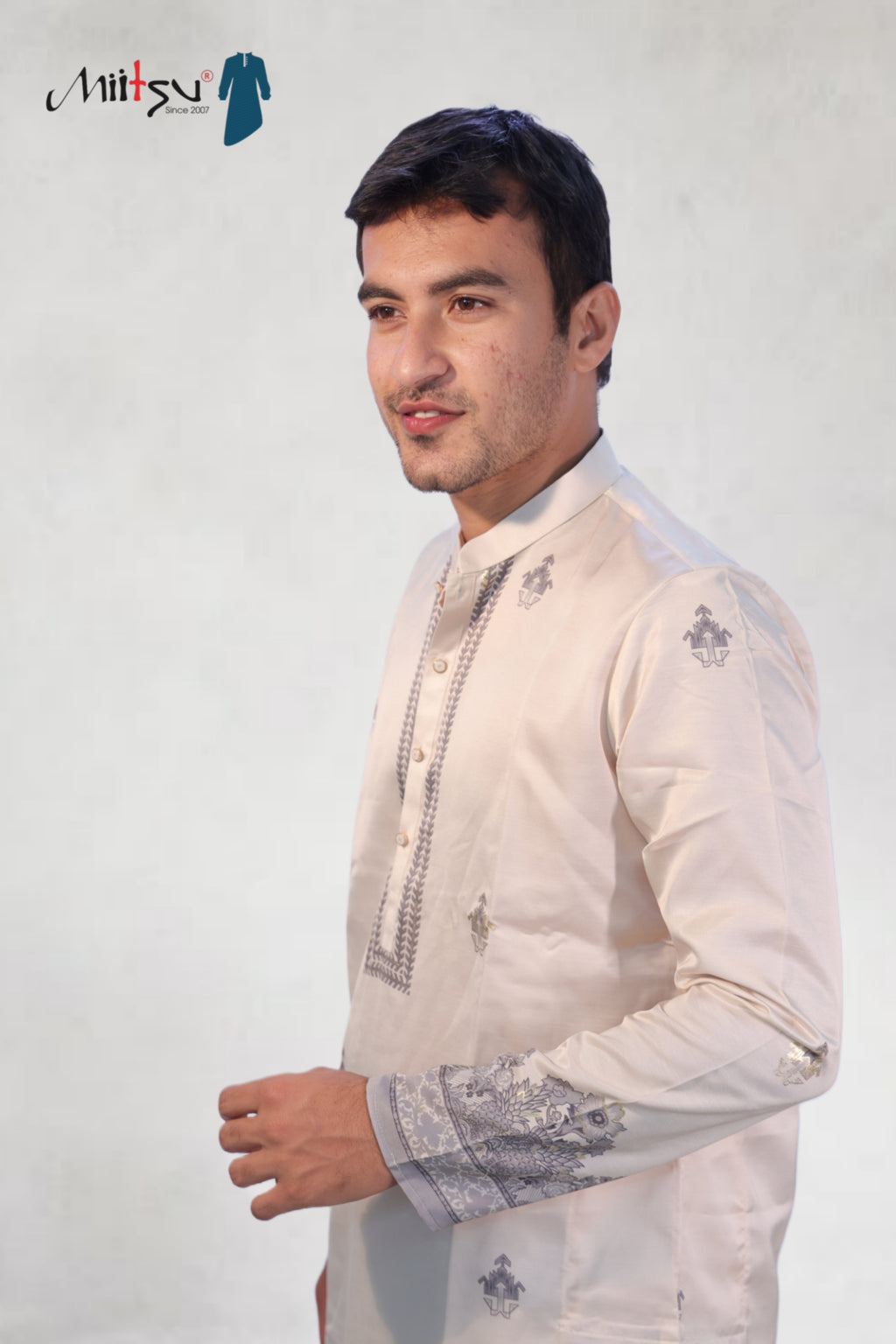 Majestic Ivory Heritage Kurta Set (50062)