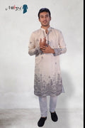 Majestic Ivory Heritage Kurta Set (50062)