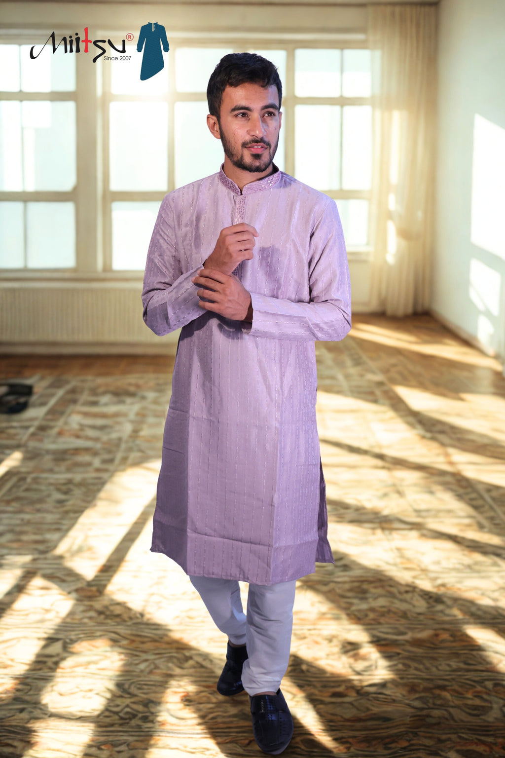 Regal Lavender Kurta – Elegance Redefined (7397)
