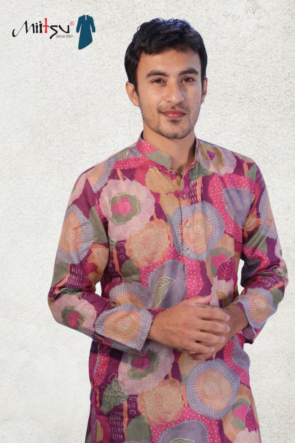Vibrant Bloom Printed Kurta (7443)
