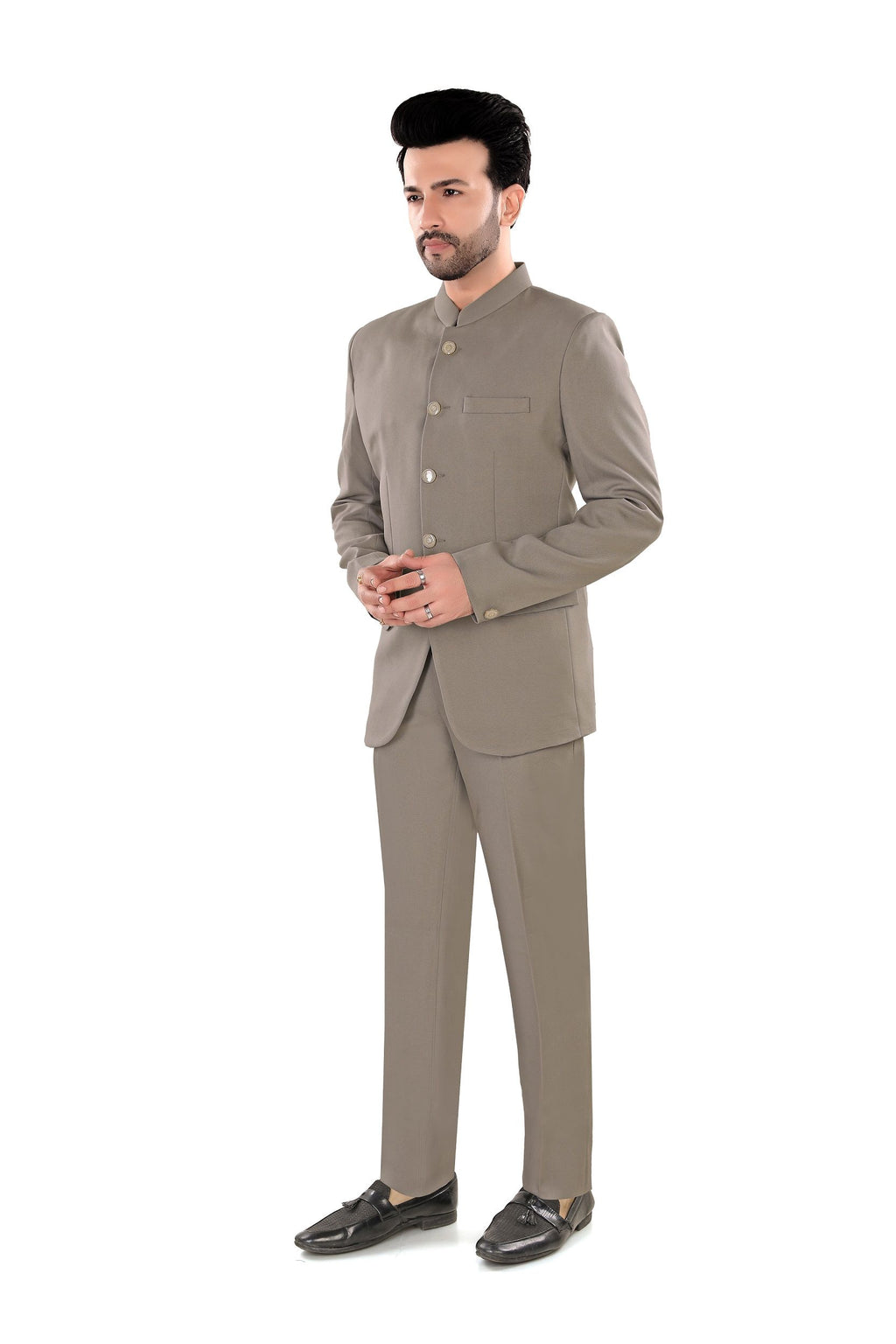 Classic Brown Jodhpuri Suit for Men (Matty11)