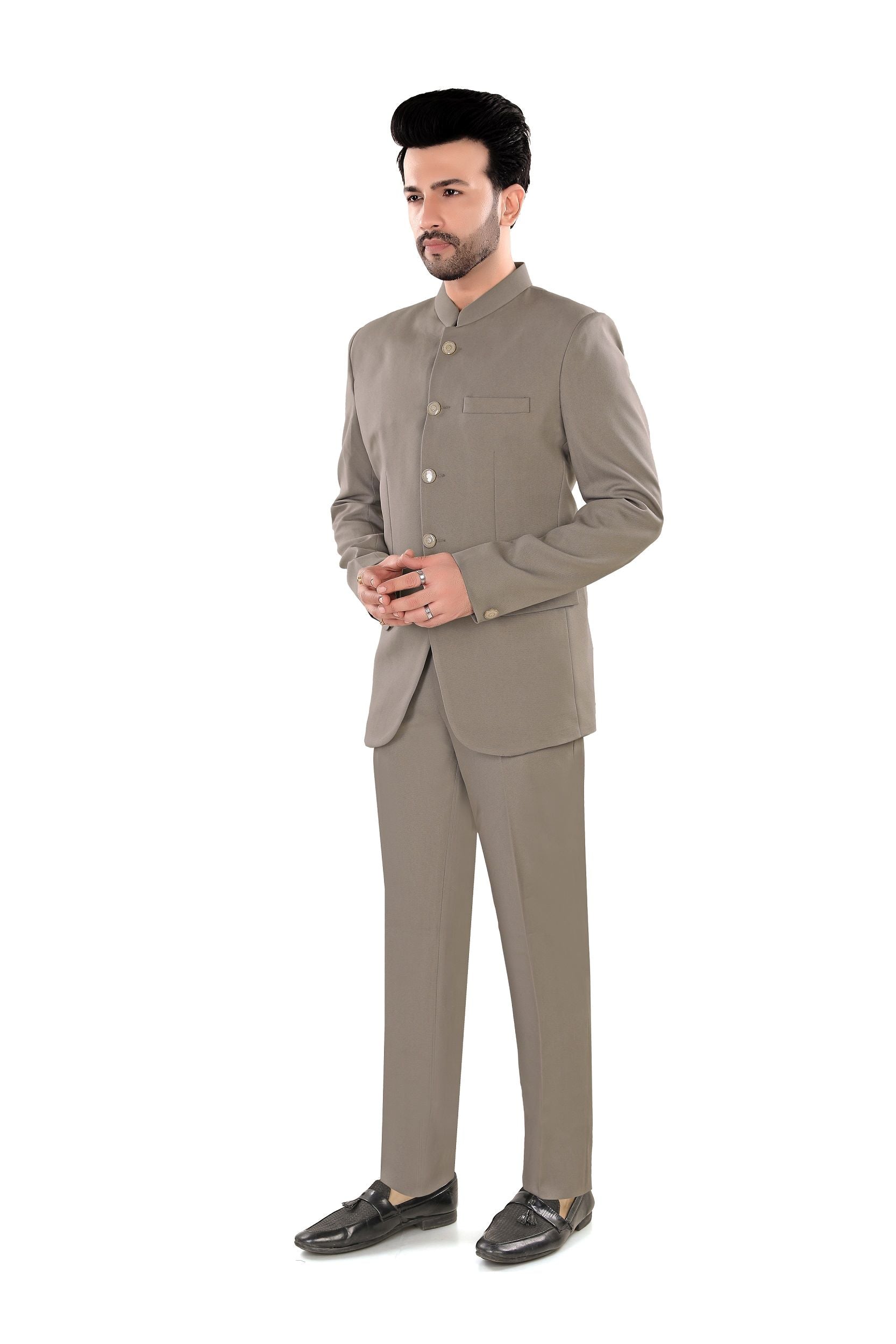 Classic Brown Jodhpuri Suit for Men (Matty11)