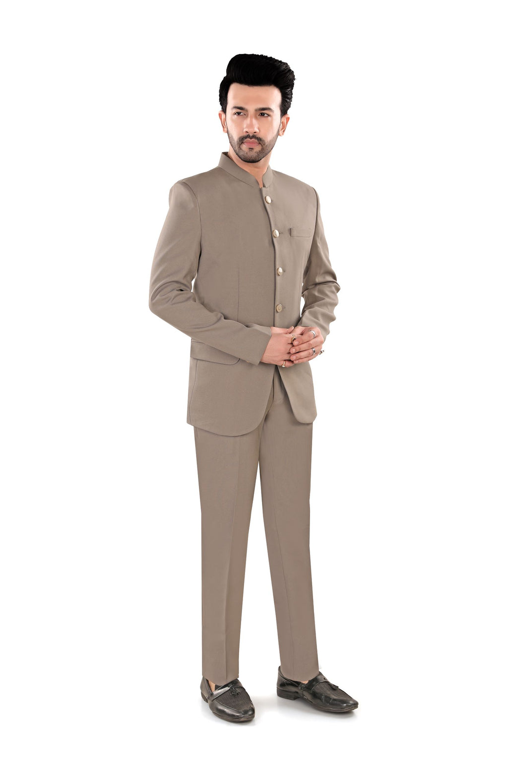 Classic Brown Jodhpuri Suit for Men (Matty11)