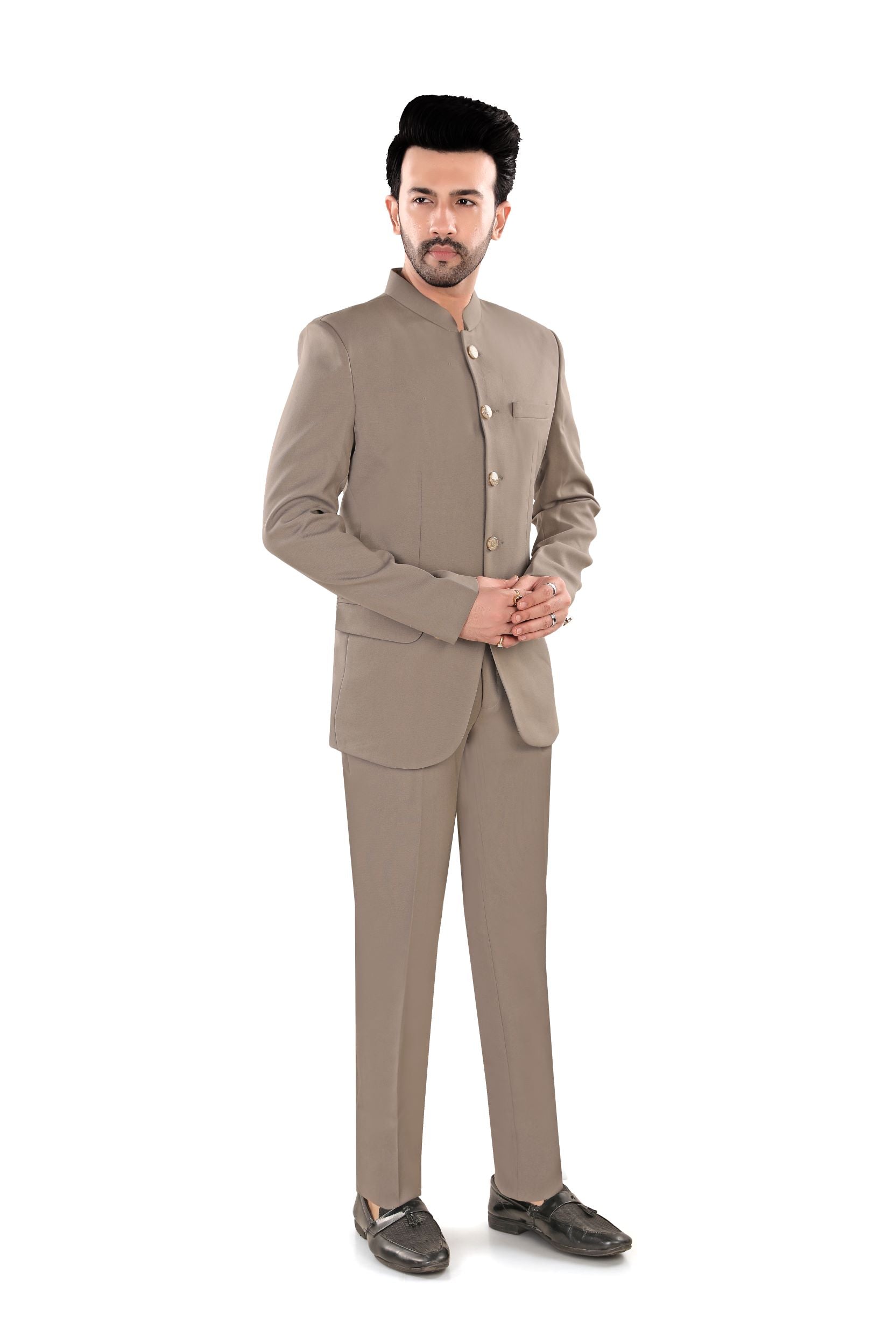 Classic Brown Jodhpuri Suit for Men (Matty11)