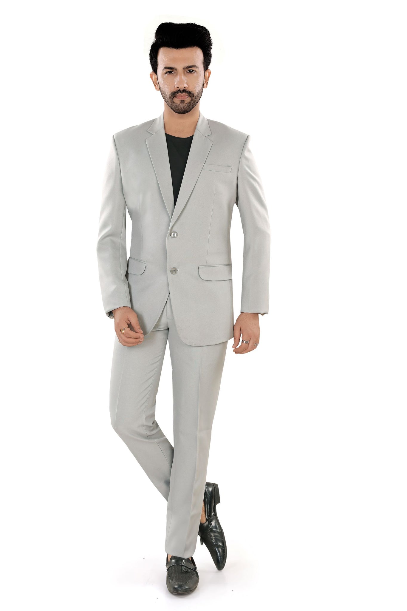 Classic Light Grey Men's  Blazer (Matty)