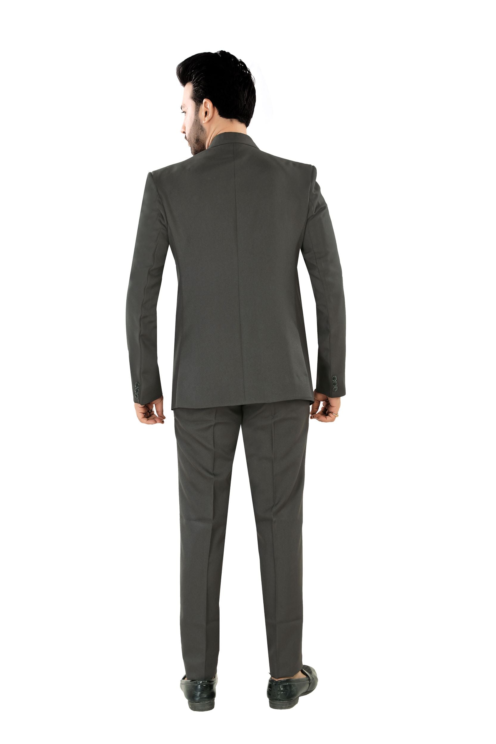 Men Olive Green Slim Fit Blazer (Matty)