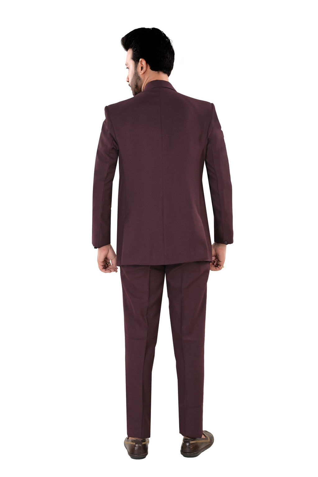 Men's  Wine Maroon Slim Fit Blazer (Matty)