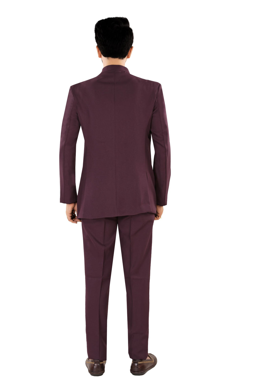Men's Wine Color Jodhpuri Suit (Matty1)