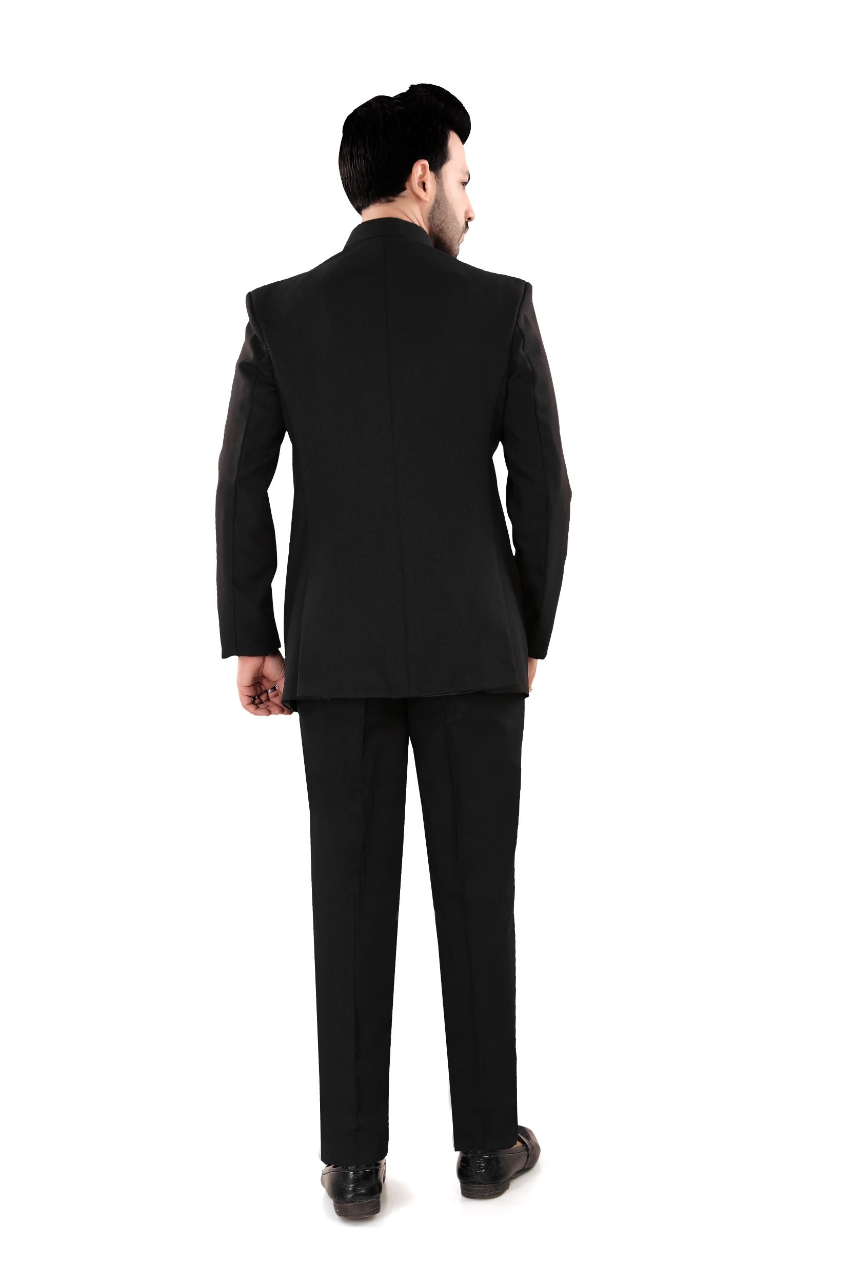 Men's Classic Black Jodhpuri Suit (Matty13)