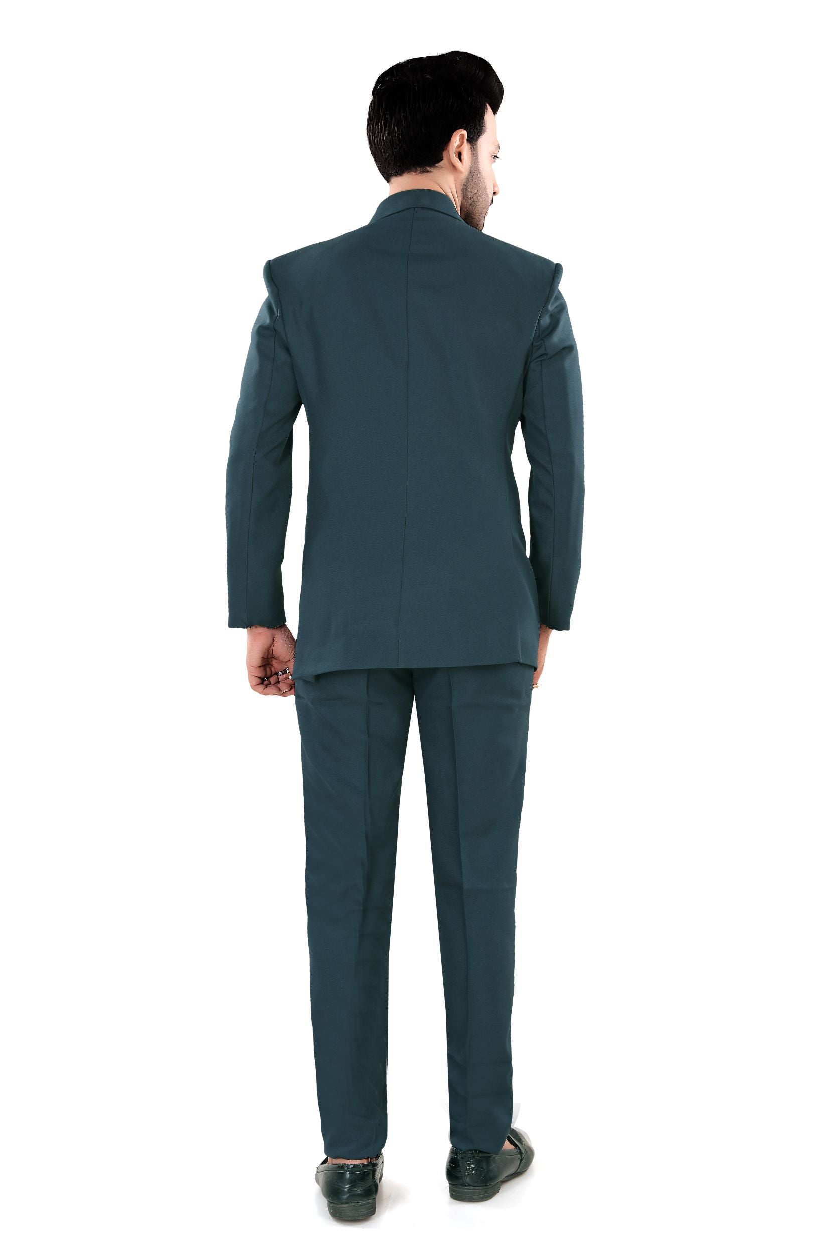 Men's Teal Green Slim Fit Blazer (Matty)