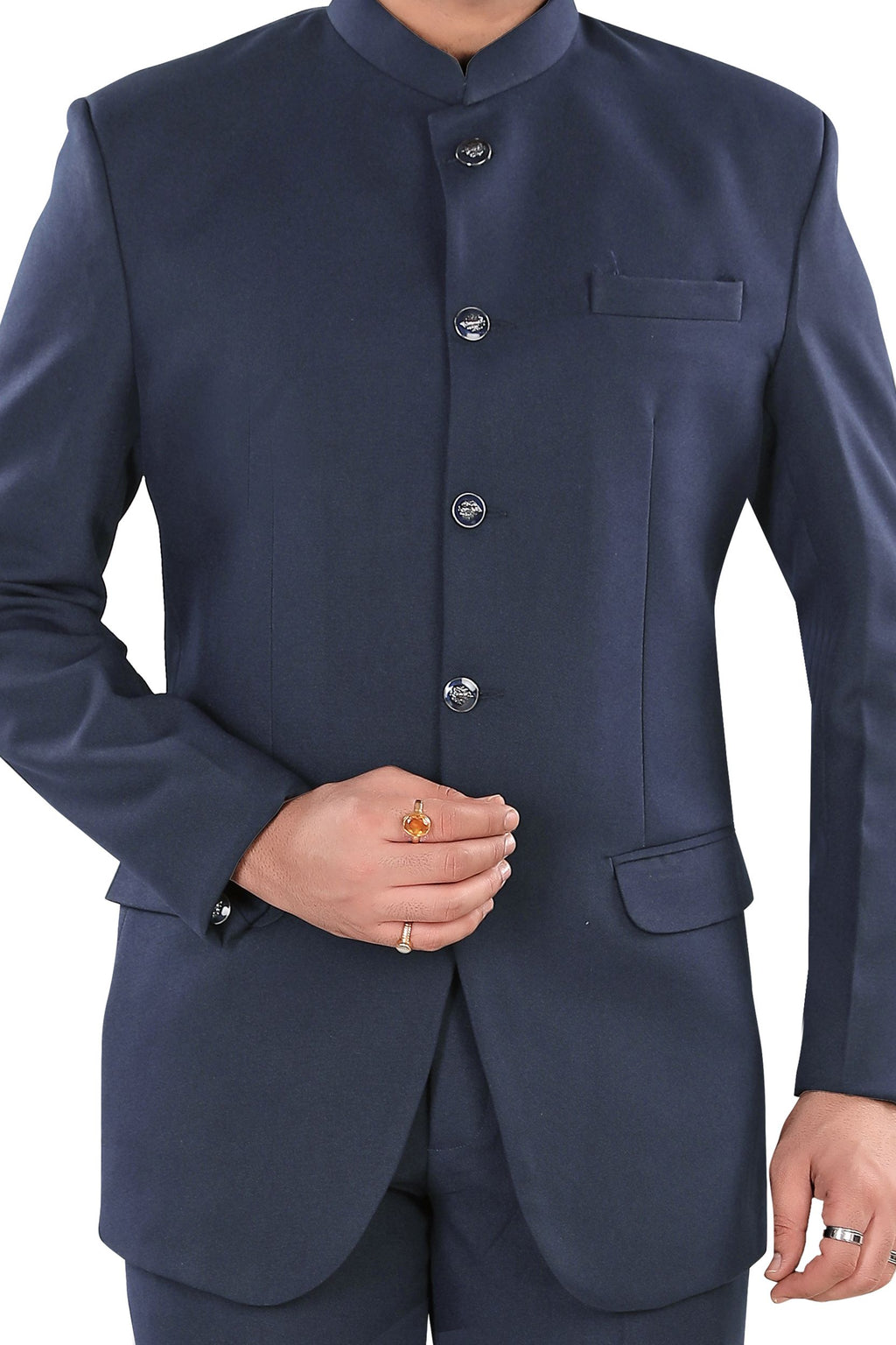 Men's Steel Blue Jodhpuri Suit ( Matty9)