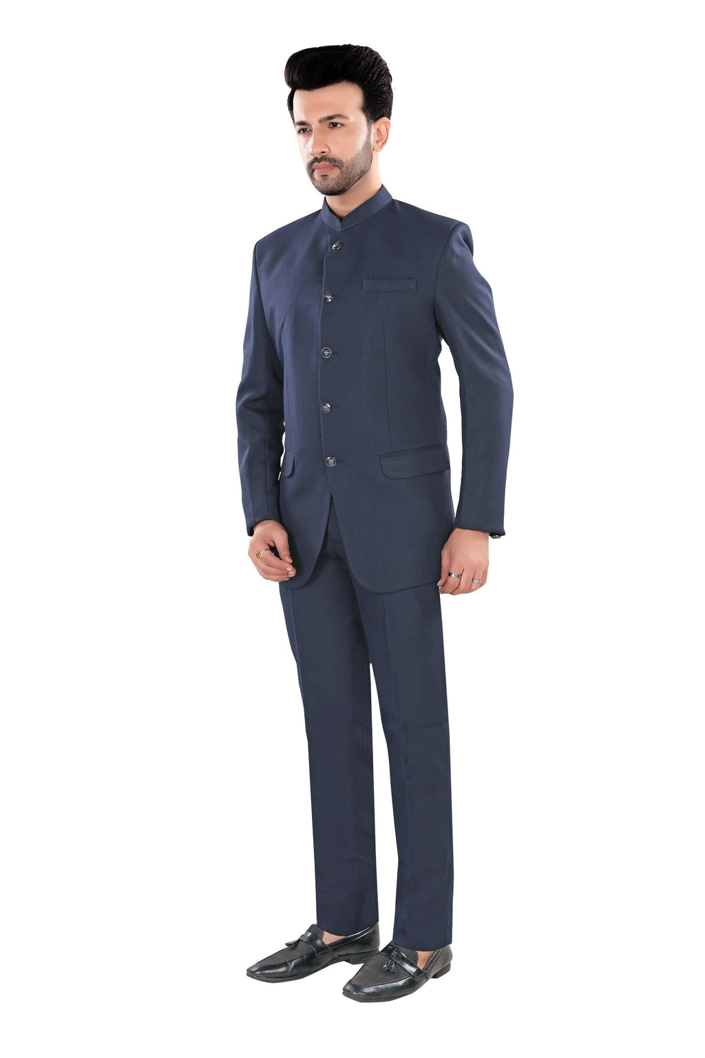 Men's Steel Blue Jodhpuri Suit ( Matty9)