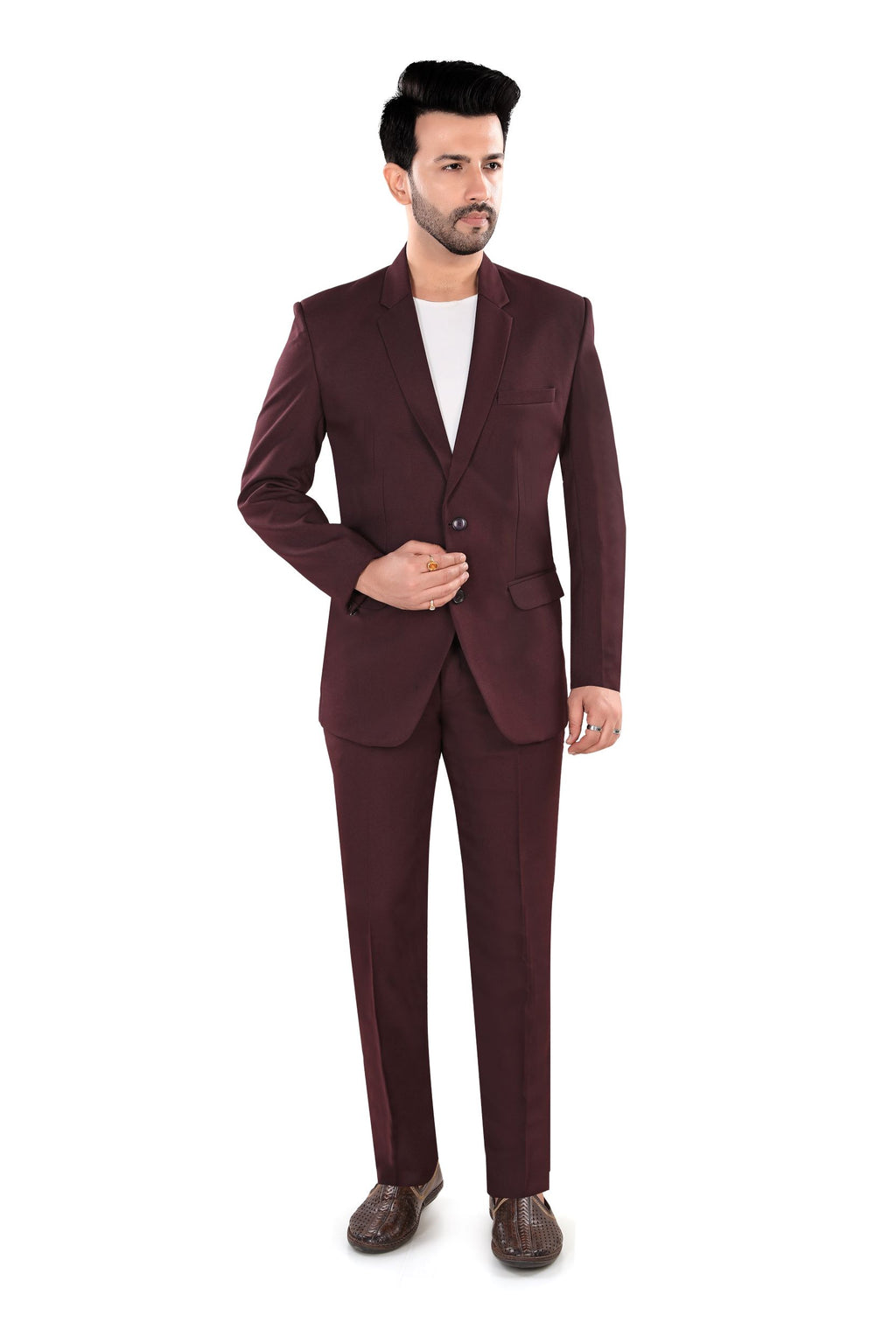 Rich Maroon Blazer for Men (Matty)
