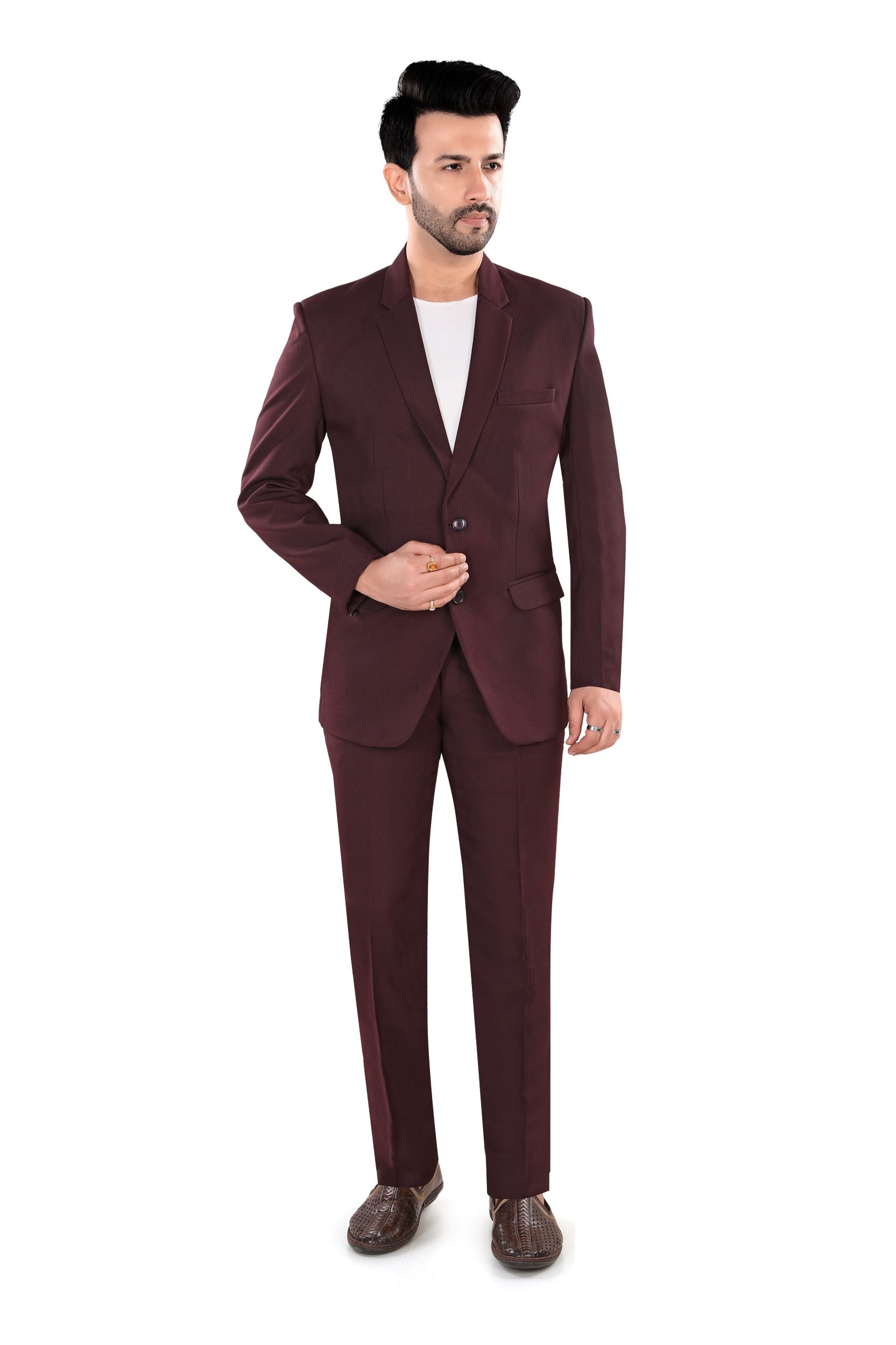 Rich Maroon Blazer for Men (Matty)