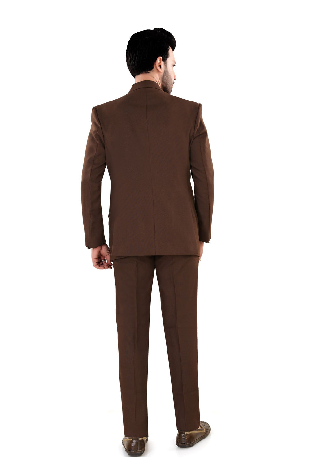 Classic Chocolate Brown Blazer for Men (Matty)