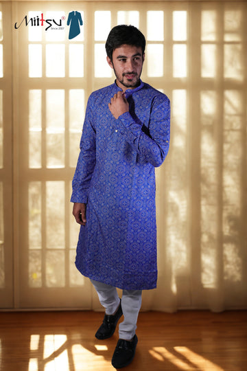 Royal Indigo Kurta (8989)
