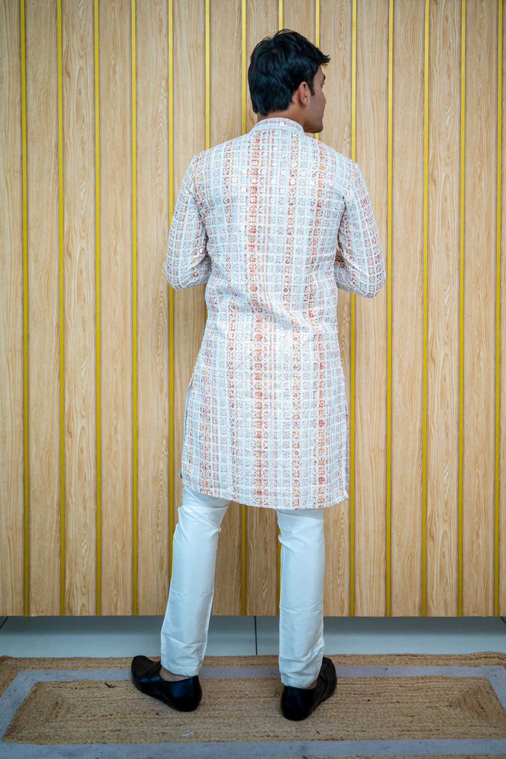Mirrored Lucknowi Kurta (4385/4405)