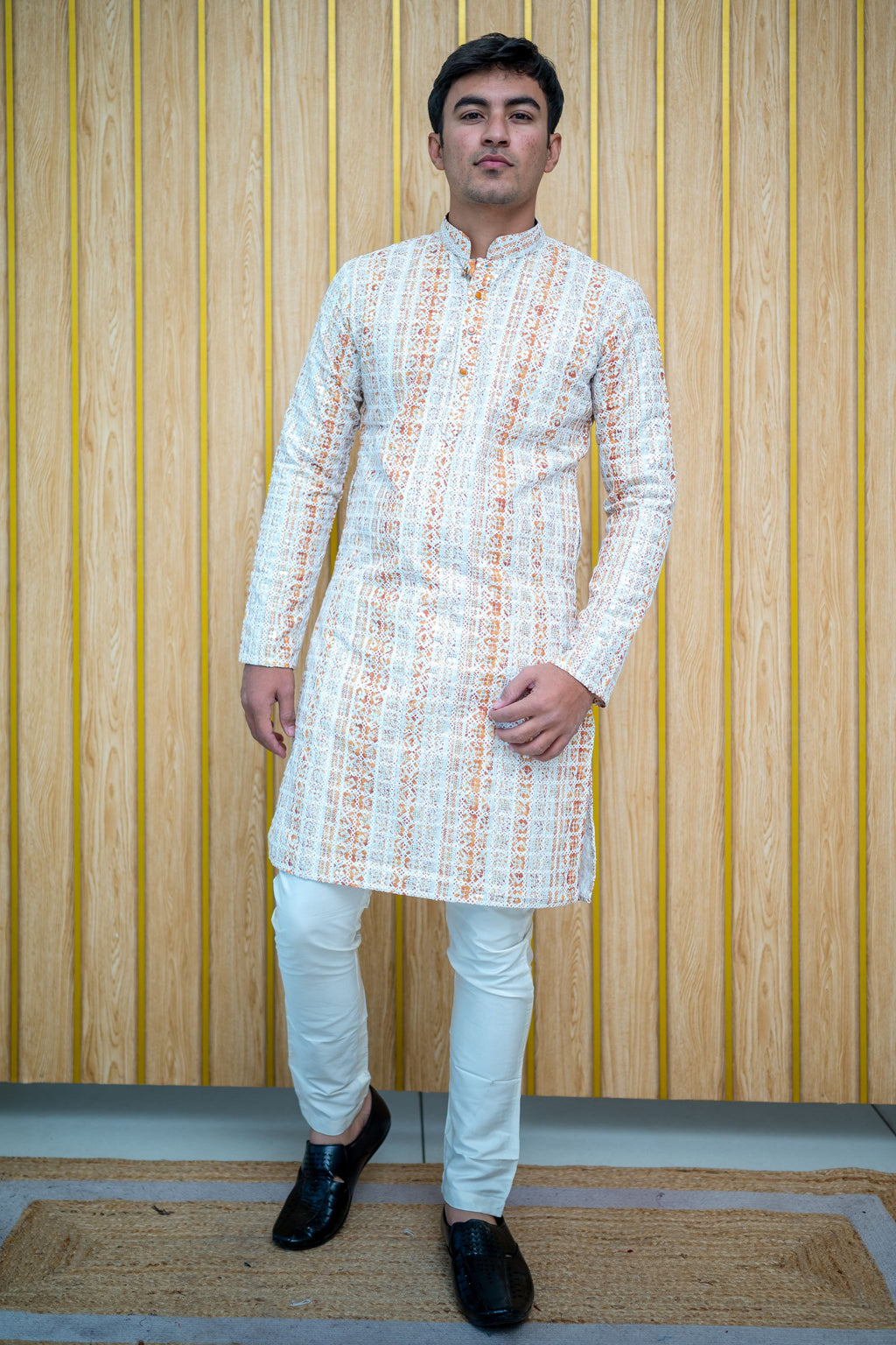 Mirrored Lucknowi Kurta (4385/4405)