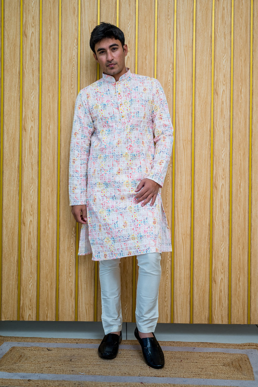 Mirrored Lucknowi Kurta (4385/4405)