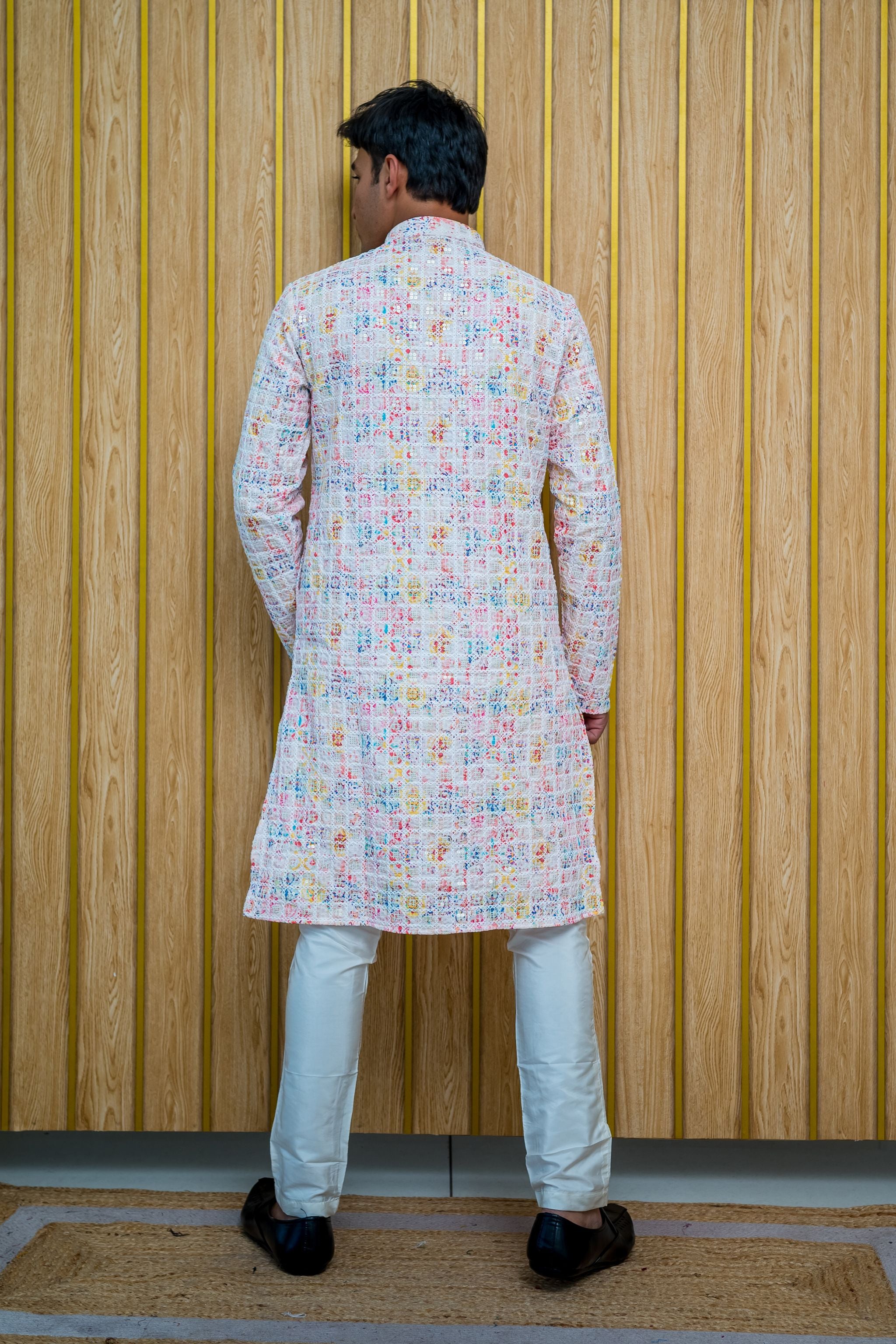 Mirrored Lucknowi Kurta (4385/4405)