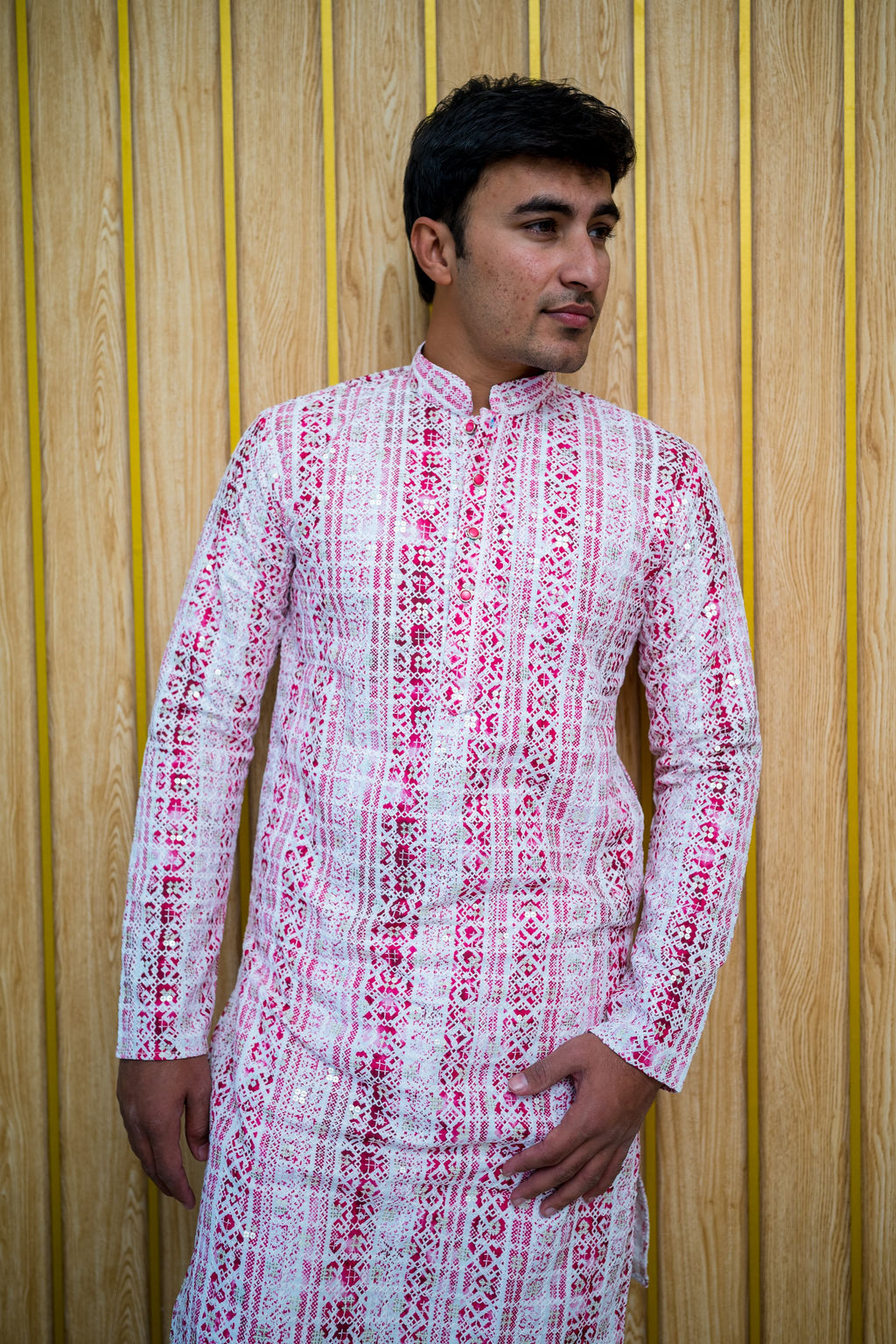 Mirrored Lucknowi Kurta (4385/4405)