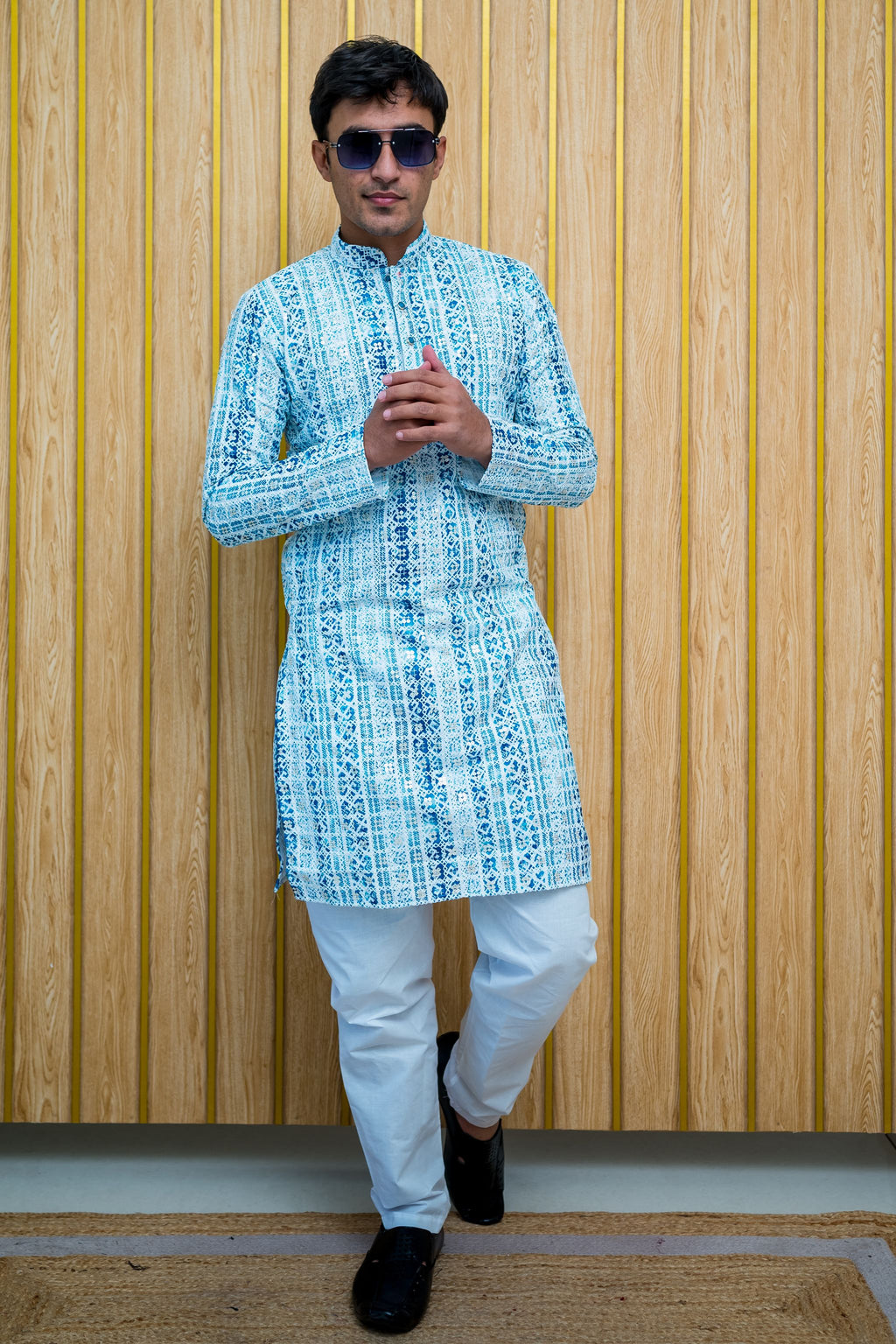 Mirrored Lucknowi Kurta (4385/4405)