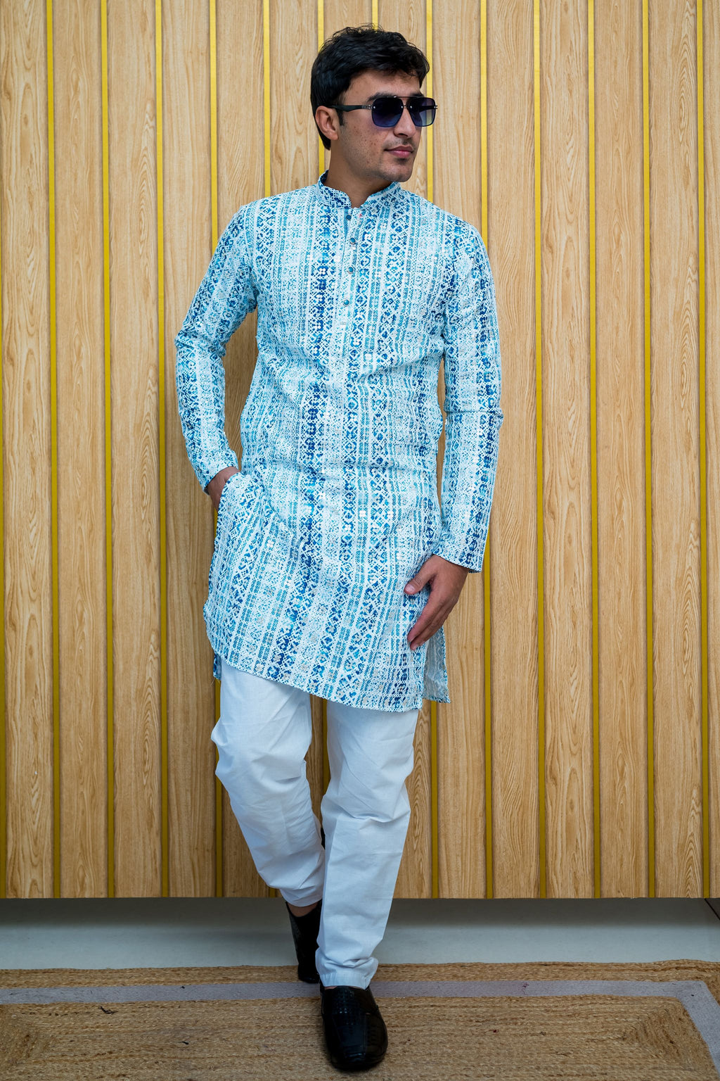 Mirrored Lucknowi Kurta (4385/4405)