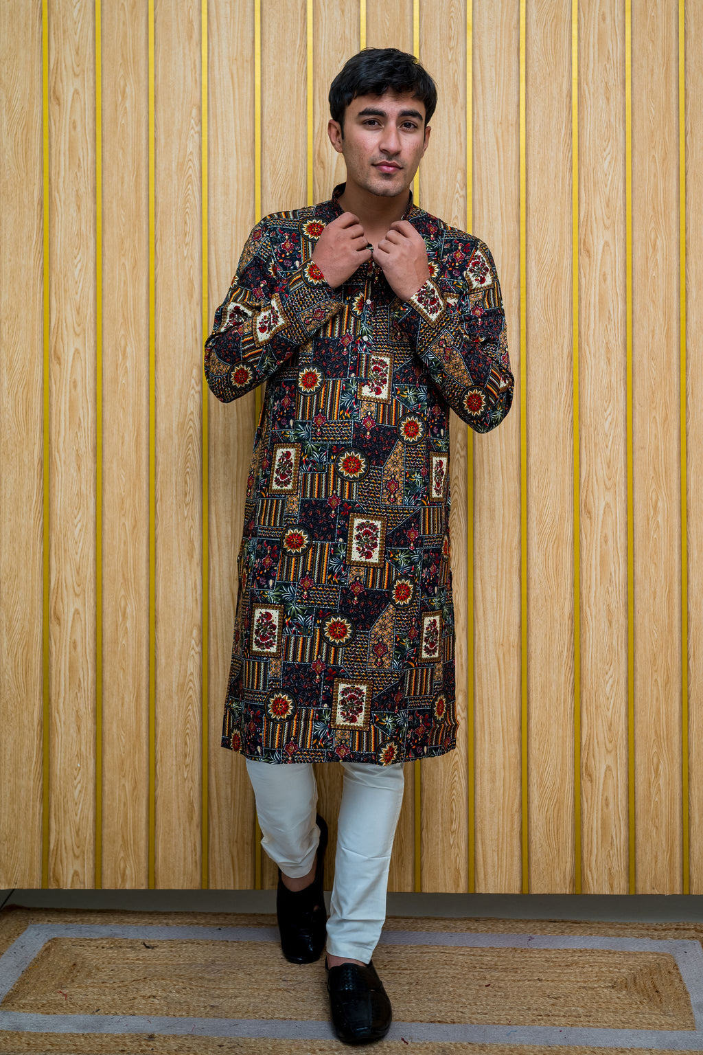 Royal Heritage Kurta  A Blend of Elegance and Tradition (Rayon)