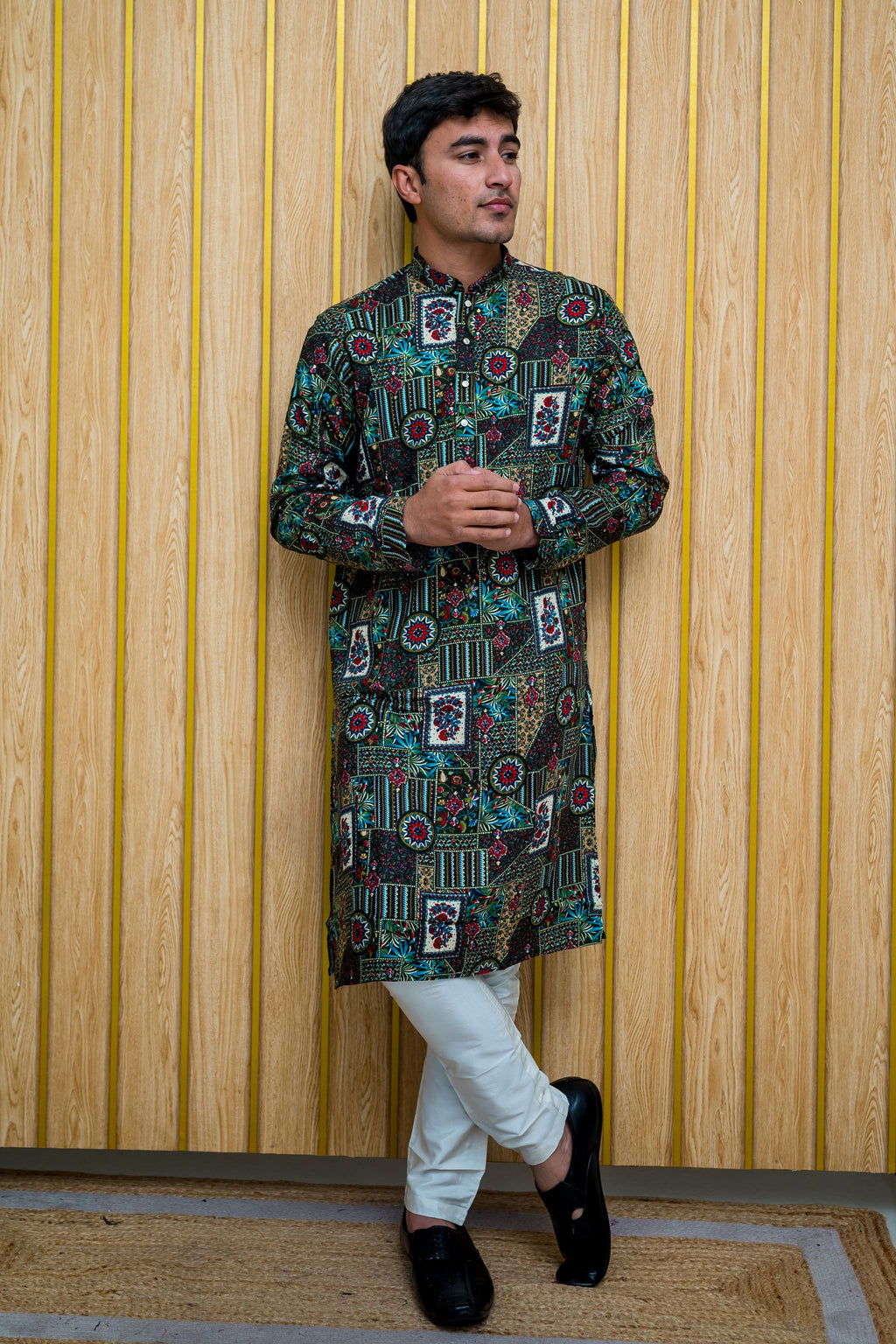 Royal Heritage Kurta  A Blend of Elegance and Tradition (Rayon)