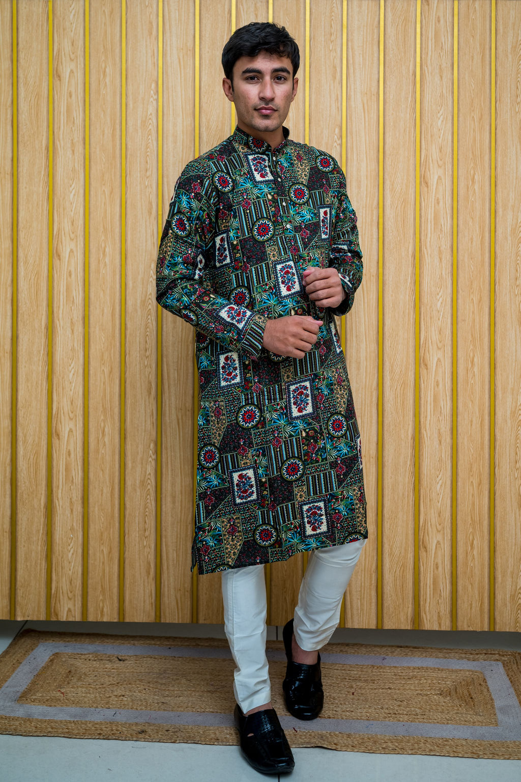 Royal Heritage Kurta  A Blend of Elegance and Tradition (Rayon)