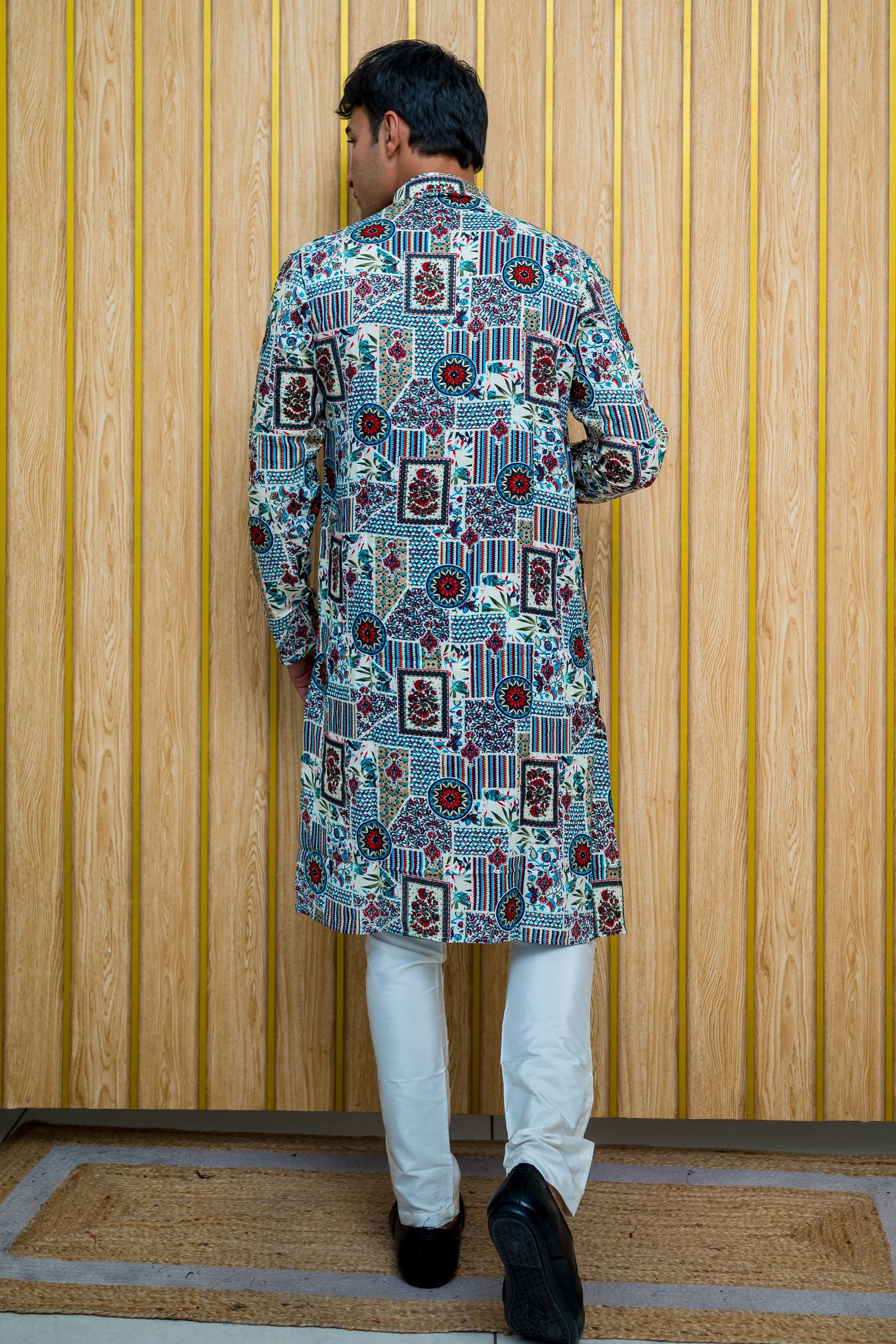 Royal Heritage Kurta  A Blend of Elegance and Tradition (Rayon)