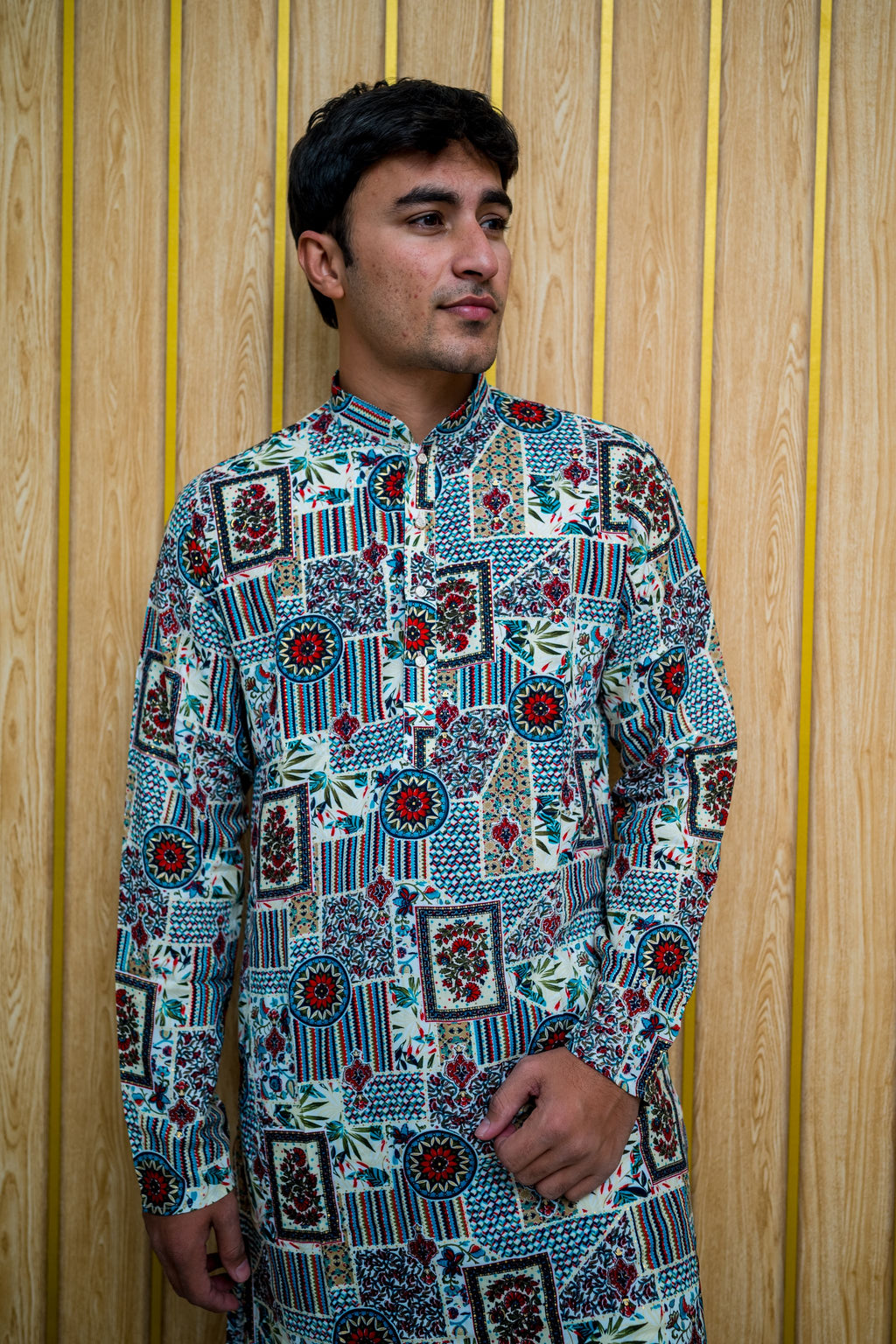 Royal Heritage Kurta  A Blend of Elegance and Tradition (Rayon)