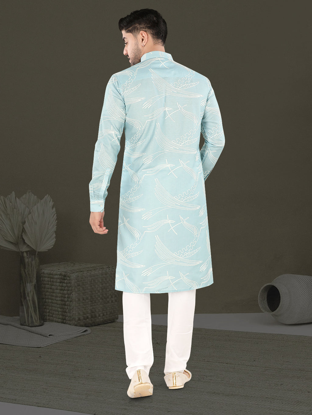 Sky Dew Contemporary Print Kurta (20142)