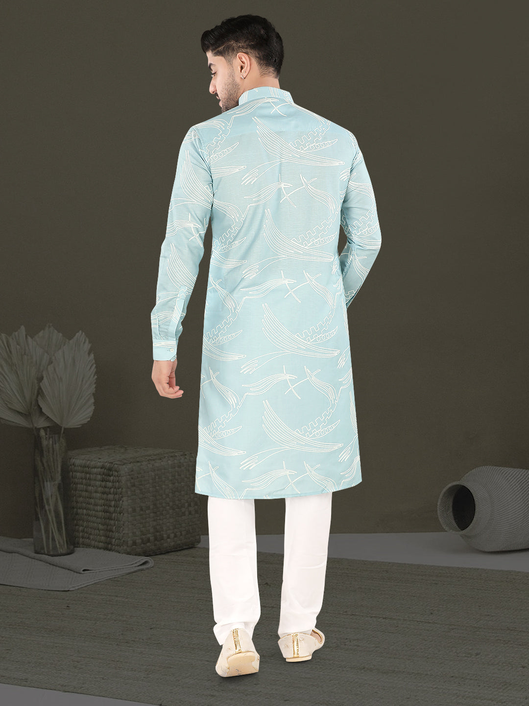 Sky Dew Contemporary Print Kurta (20142)