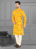 Rajrang Utsav Yellow Kurta" – By Miitsu (267)