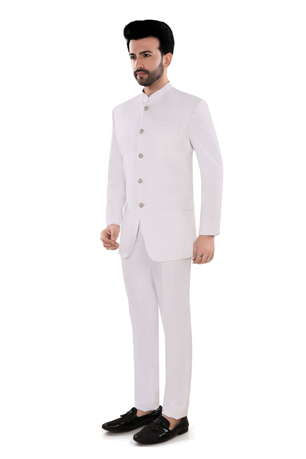 Men's Classic White Jodhpuri Suit (Matty2)